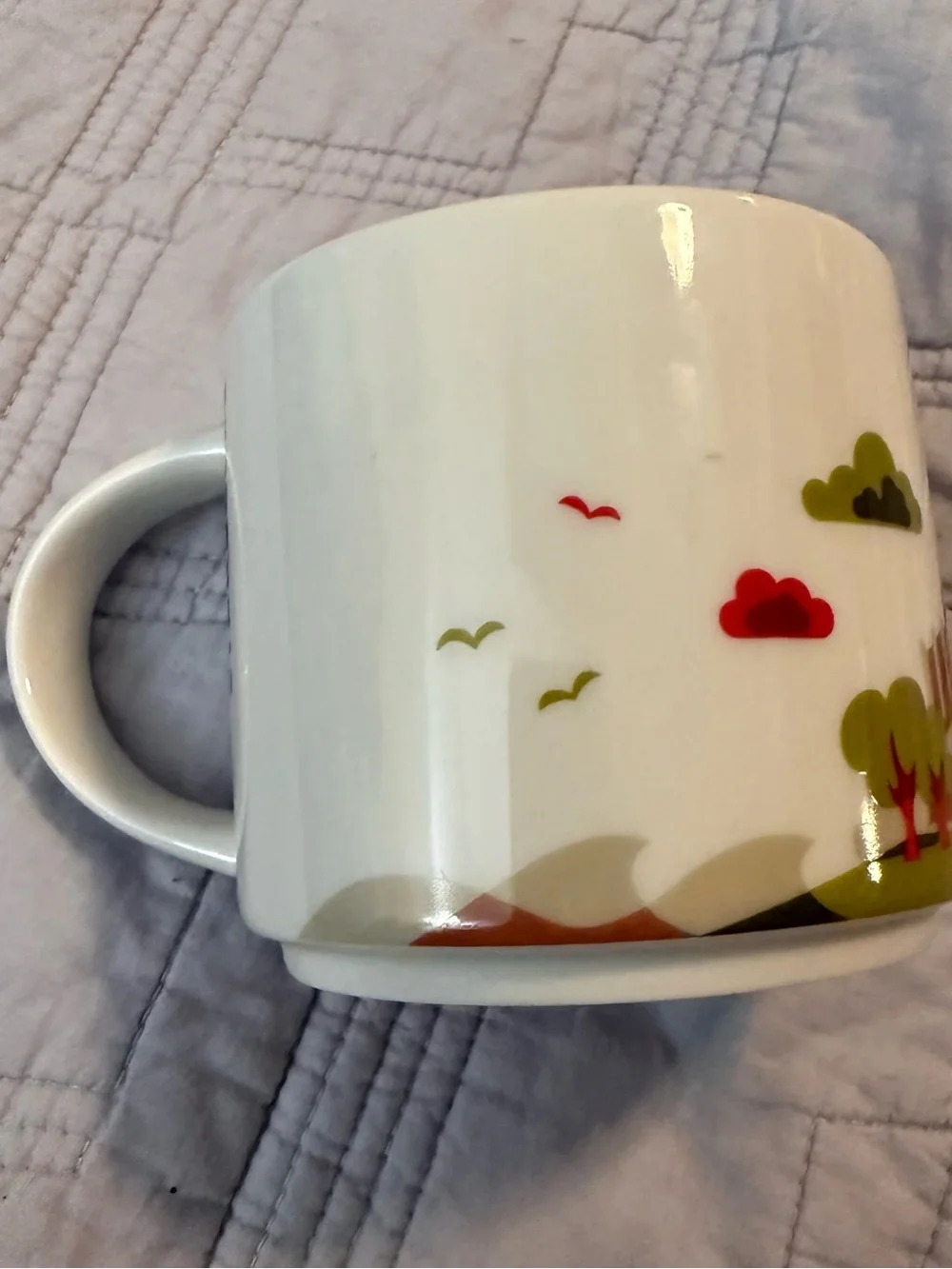 Disney California Adventure White Scenic Coffee Mug